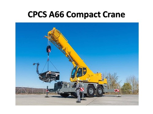 Cpcs a66 compact crane - crane, on