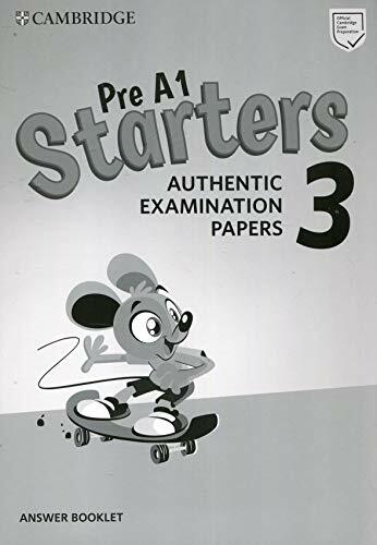 Pre starters answer - a1, 3
