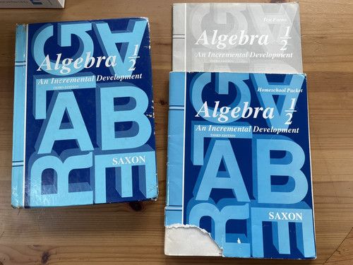 Saxon algebra homeschool - saxon,